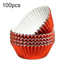 Aluminum Foil Baking Cups, Leak-Proof for Cakes and Desserts, Stackable and Eco-Friendly