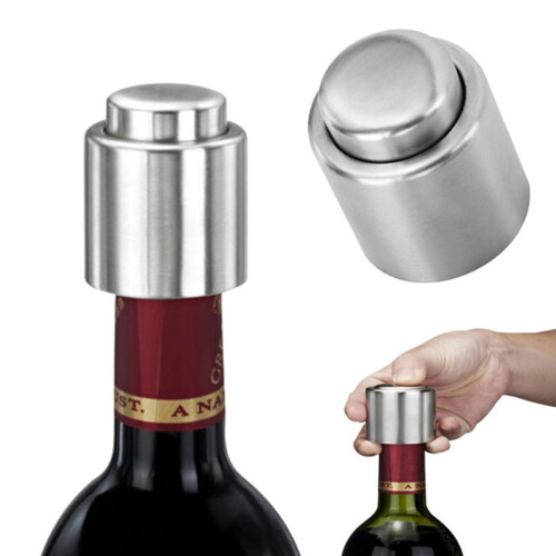Bouchon de rechange argenté pour bouteille (1 pièce) 1