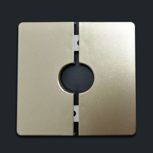 FEAMOS Wall Split Flange,Split Square Escutcheon Plate Wall Split Flange for 0.47''/0.87''/1.26'' Diameter Pipe Household Hardware 2