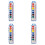 Set di acquerelli a forma di cuore con pennelli, 8 colori 1