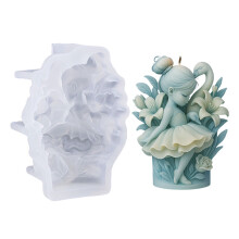 Moule en Silicone danseur de Ballet artistique, pour bougies