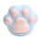 Chauffe-mains en forme de patte de chat, rechargeable par USB, bleu clair 1