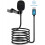 USB Typ C Clip-On Mikrofon för Dator Svart 2m 8