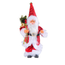 Figurină Moș Crăciun în picioare în miniatură 6 cm