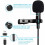 Microfone de lapela USB tipo C para computador, 2 m, preto 7