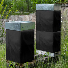 Winterization Wrap for Beehives with Adjustable Straps and Ventilation to Maintain Internal Temperatures Effectively