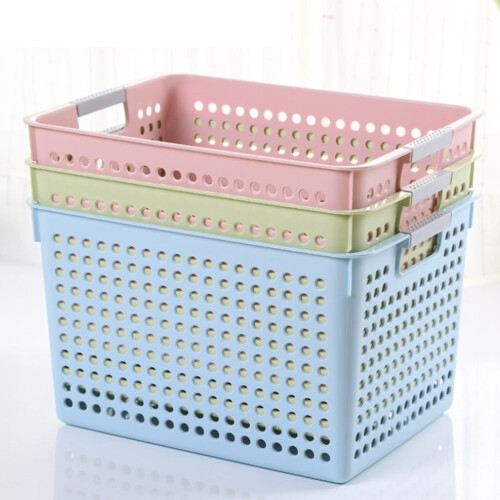 basket Storage Basket Plastic Storage Homeowners Home Organization 1Set
