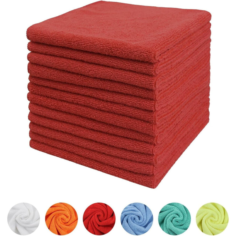 Microfiber Cleaning Cloths 12X12 In 50 Pack 962125410655