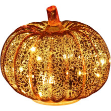Lampa LED Twinkle w kolorze rtęciowym w kształcie dyni w kolorze złotym (1 opakowanie)