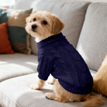 Suéteres para cães de pequeno porte, roupas de inverno para chihuahuas e yorkshires, suéteres quentinhos para filhotes, roupas de tricô para