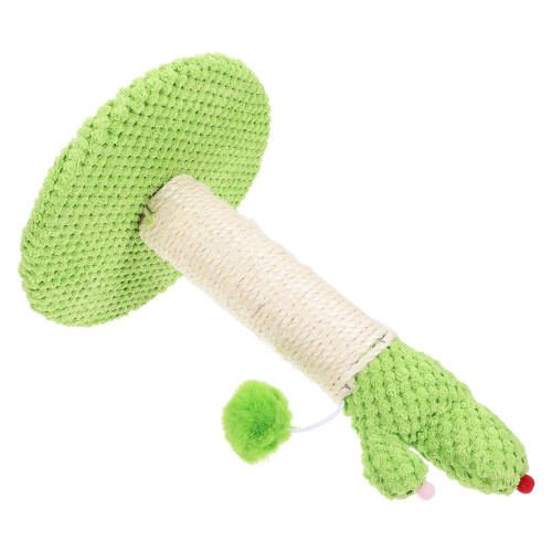 Griffoir pour chat en forme de cactus, vert clair, 27,5 cm