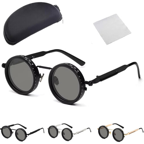 Γυαλιά ηλίου Polarized UV400Round με ρυθμιζόμενη ταχύτητα 1-9 ταχυτήτων