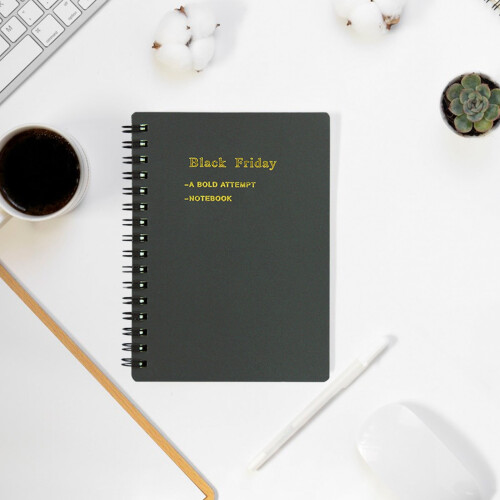 A6Flip Coil Notebook με γραμμές πλέγματος 9 χιλιοστών 2