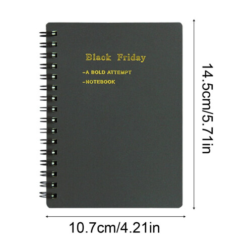 A6Flip Coil Notebook με γραμμές πλέγματος 9 χιλιοστών 1