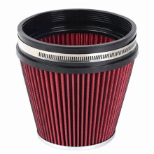 Bil Universal 6-tums högflödesintagsluftfilter bilmotor luftinlopp 152 mm svampformad bilmodifierad filterdel, C