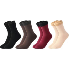 Warm Unisex Thermal Socks, Soft Thicken Winter Plush Socks for Women and Men, Cozy Home Sleeping & Indoor Boot Socks