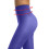 Women's semi-opaque solid-color footed tights, blue 4