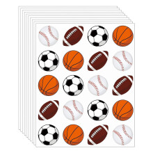 Pack of 10 Creative Athletic Party Decoration Sticker for Sports
