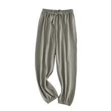 Girls Harem Pants, Solid Grey Joggers, Elastic Waist, Soft Casual Lounge Wear for Kids 9-10Y – Compatible with School & Play