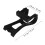 1Set Bendable Black Bicycle Toe Cage with Straps Durable Replaceable Toe Clips 5