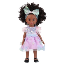 Baby Doll for 18 Month+ Toddlers, Africa Black 10 Inch Realistic Doll Toys for 3 4 5 Year Old Girls and Boys, Birthday Christmas Gifts for Kids