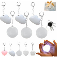 Herzförmige Taschenlampe mit Berührungssensor und automatischer LED-Beleuchtung, ideal als Geschenkidee.
