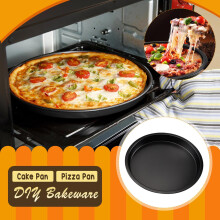 Nonstick pan Non-stick Cake Pan Pizza Pan Round PIZZA Pan DIY Household Baking Pan
