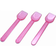 Cuillères à gelato transparentes - 3000 unités (roses)