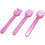 Transparent Gelato Spoon Pink 3000 Count 1