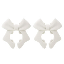 Silicone Bowknot Utensil Holder Heatproof Clip1Piece