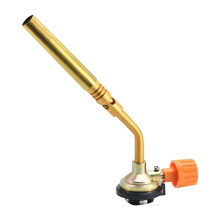 Chalumeau à butane pour soudure et barbecue 19,5 x 6,1 cm (7,7 x 2,4 pouces) Or