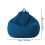 Κάλυμμα για καναπέ-καρέκλα Lazy από βαμβάκι και λινό – 1 τεμάχιο γκρι 2