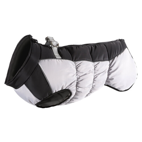Gesteppter Hundewintermantel – Winddicht & Warm