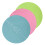Non- Silicone Baking Mats, 3-Pack Assorted Colors, Reusable Cake Decorating Turntable Mats 6