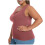 Γυναικεία αμάνικα μπλουζάκια σε μέγεθος plus size, μονόχρωμα, καμιζόλα με 5