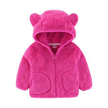 Winter Girls Jacket Soft Coral Outerwear Cozy Warm Toddler Kids Coat for Cold Weather Outdoor Play and Comfort,Z04 Hot Pink,2-3 Years