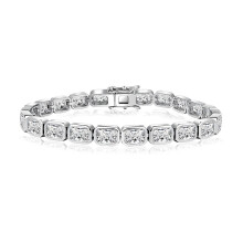 Trendy Fashion Bracelet – Exquisite White, Gold & Pink Zircon, Ultimate Luxury, Unisex, The Perfect Gift for Men and Women