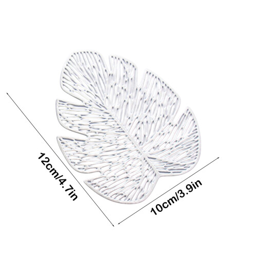 Σετ σουπλά και σουβέρ Monstera Leaf Design Ανθεκτικό στη θερμότητα για προστασία 2