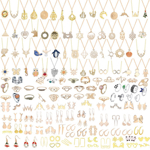 Calendrier de l'Avent surprise bijoux de Noël - 24 pièces