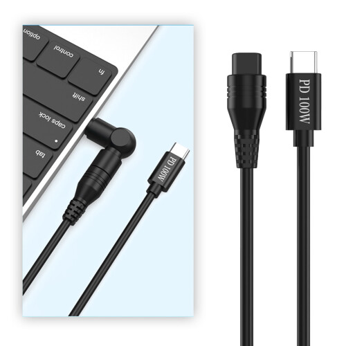 Type C 3-pins voedingskabel met PD100W-laden 1