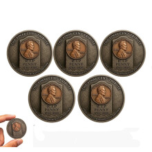 Minnesmerke til siste cent1909Penny-minnesmerkesett med 5 stk.