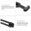 Aloha 2 Pcs T-handle Hasp Latches Rubber Elastic T-handle Draw Latches for Tool Box 8