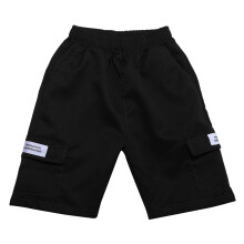 Boys Cargo Shorts, Stretch Utility Shorts with Multi-Pockets, Casual Outdoor Bottoms – Compatible with 9-10Y, Black