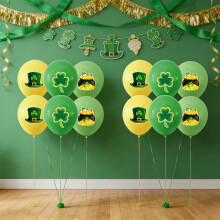 Guirlande de ballons pour la Saint-Patrick, 18 pièces, 18 cm (7 pouces)