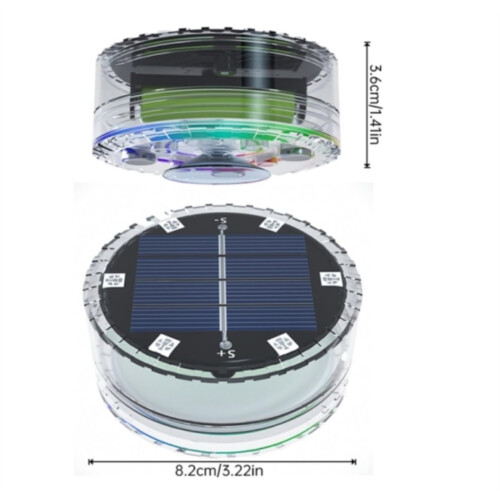 Εκπτώσεις! 6 LED υποβρύχια φώτα πισίνας με τηλεχειριστήριο, 16 χρώματα, μαγνήτες και 2