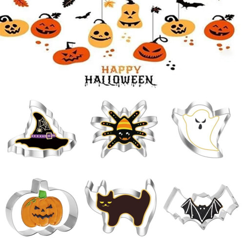 Halloween-Ausstechformen aus Edelstahl – 5-teiliges Set 1