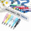 Lot de 5 stylos à perles en forme de fleur 6