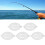 5 τεμάχια FishingsCastings Bobbers Float Ψαρέματος Διαφανές Πλαστικό Float Οβάλ Δείκτης 2