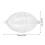 5Pcs Fishings Slip Cast Float Plastics Bobbers Fishings Float Oval Bubble Float Oval Fishings Strikes Indicators 3