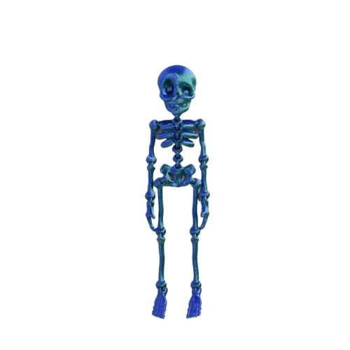 Sort Halloween3D-kranie med bevægelige led